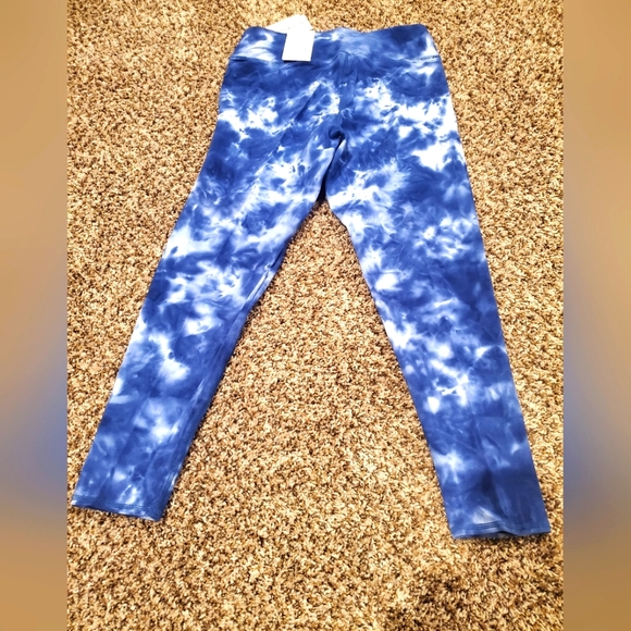 NWT Blue Tie Dye Tommy Hilfiger Leggings - Picture 2 of 3